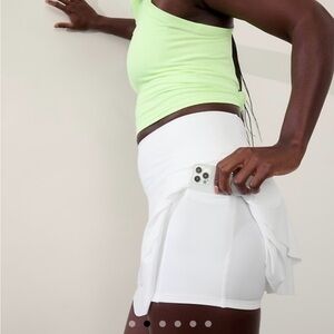 Athleta Ace High Rise 14 Ruffle Skort - new with tags